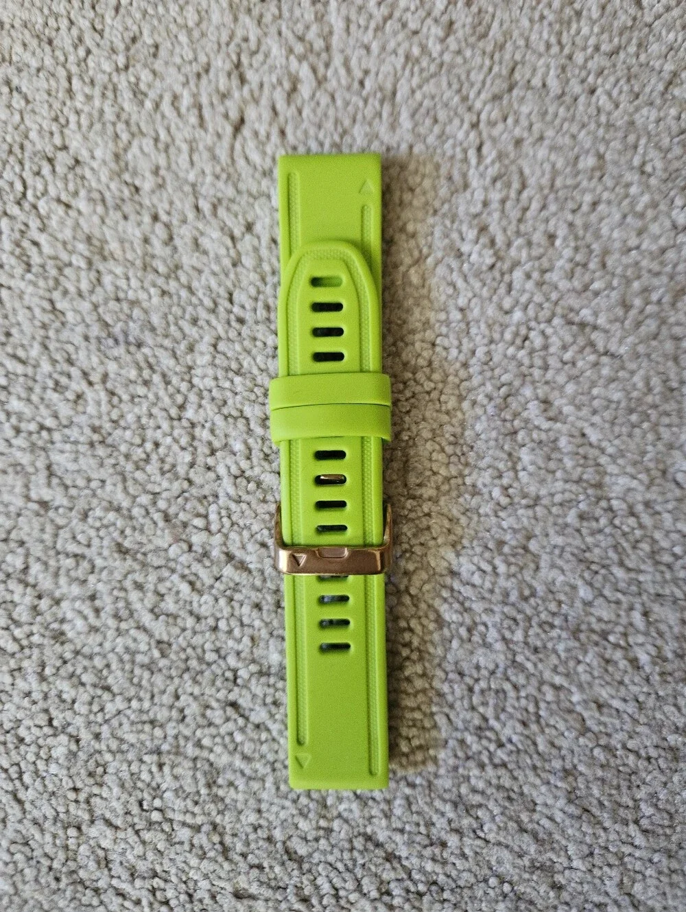 Lime Green/Rose Gold 20mm Garmin Fenix 5s/6s/7s Band